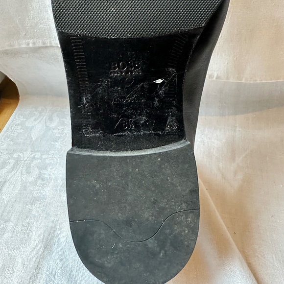 Hugo Boss Black Leather Slip-On Loafers main image 5